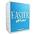 Brown Easter Basket for Kids and Adults (45ct) Already Filled Easter Gift Basket with Plush Easter Bunny, Candy, Snacks, and Treats - Boys, Girls, Grandchildren, Young Children, Toddlers, Men, Women
