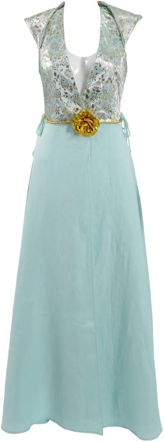 Womens Margaery Blue Dress Cosplay Costume Halloween Suit