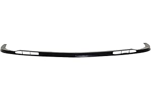 Front Bumper Lip Compatible with 2005-2013 Chevy Corvette C6, Factory Style Black PU Front Lip Finisher Under Chin Spoiler Add On by IKON MOTORSPORTS, 2007 2008 2009 2010 2011 2012