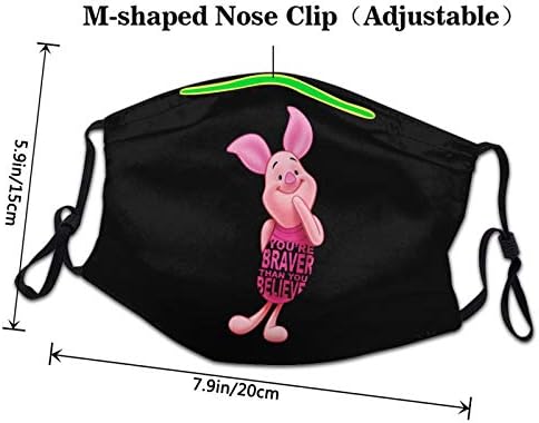 A black protective face mask suitable for biking on a sunny day.