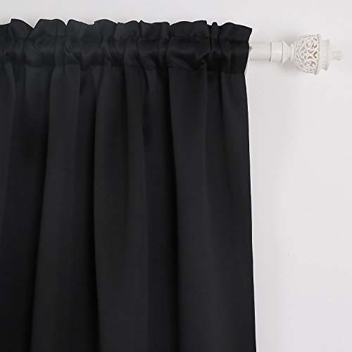 image for Deconovo Rod Pocket Curtains Blackout Room Darkening Curtains for Dini