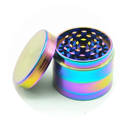 Lavany Tobacco Grinder,4-layer Herb Grinder Smoke Grinders Aluminum Material Made (A)
