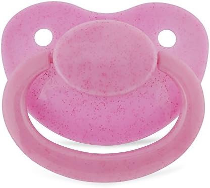Adult Light Purple Glitter Dummy / Pacifier