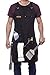 ARAWAK BRAVE Professional Cooking Apron Chef Designed for Kitchen BBQ Grill / 10 OZ Women and Men Bib Adjustable/Towel Loop