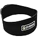 Weight Lifting Belt - US Muscle Division Back Support Belt + Easy Open Velcro Hook And Loop Fastener - Double Stitched Weight Belt Featuring Soft Feel 6” Wide Padded Neoprene (Large)
