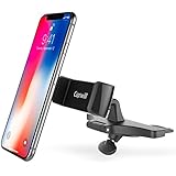 CD Slot Car Mount, Cuxwill Universal CD-Slot Car Phone Holder with One Hand Operation Design for iPhone X/XR/XS/8/7/6/6S/ and Other Smartphones