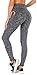 Ewedoos Yoga Pants with Pockets for Women Ultra Soft Leggings with Pockets High Waist Workout Pants (Space Dye Gray, Small)thumb 1