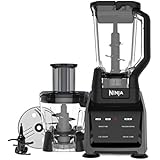 Ninja Intelli-Sense Kitchen System Blender Powerful 1200-Watt Motor Base with a Touch screen Display72oz Pitcher64oz Processo