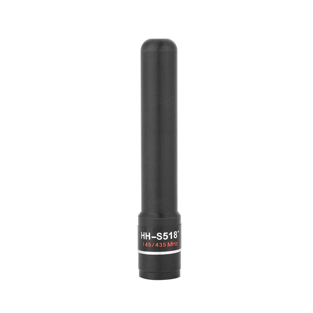Bewinner HH-S518+ SMA-Male Short Antenna for Two Way Radio, 2dBi Dual Band Two Way Radio Antenna Soft Short Antenna with 144/430MHz Frequency for Vertex Handheld Radfor iOS