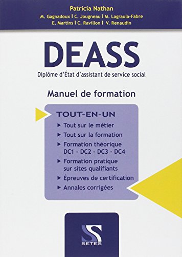 DEASS : Manuel de formation by Patricia Nathan, Collectif