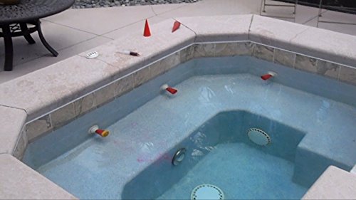 SWIMMING POOL LEAK DETECTION DYE TESTING CONES- QUICK PLUGS SET OF 6