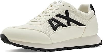 Baskets Drop pour Homme, Blanc cassé + Noir, Taille 42 UE