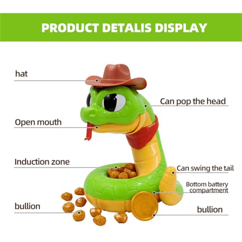 Pofeiya Electric Tricky and Scary Rattlesnake Toy 2024 Best