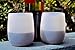 Large Silicone Wine Glasses - Sturdier Unbreakable Stemless Rubber Squishy Cups, 16oz, Set of 2