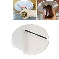 Tpingfe Jar Opener Under Kitchen Cabinet Counter Top Lid Remover Arthritis Can Opener (white)