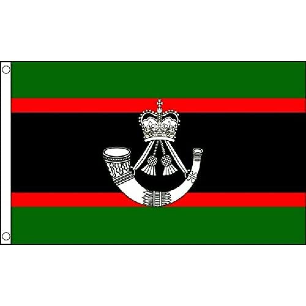 AZ FLAG - The Rifles Of United Kingdom Flag - 3x5 Ft - 100D Polyester Wales Army Banner with Two Metal Grommets - Fade Resistant - Vivid Colors - 3' x 5' Feet - 150x90 Cm