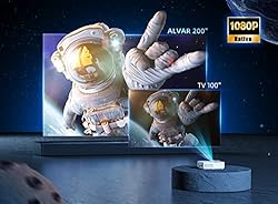 Native 1080P Bluetooth Projector with