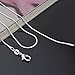 925 Sterling Silver Snake Chain 1mm Round Plated Jewelry Necklace 16-30 inch
