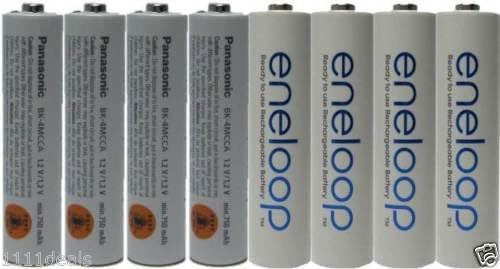 Panasonic Eneloop X 8 AAA NiMH Rechargeable Batteries