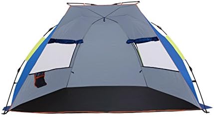 Lightweight Portable Beach Tent with Stakes, Wind Ropes and Carrying Bag,Instant Easy Up,Anti UV,Nice Ventilated Cabana Sun Shelter for Fishing Camping Hiking and Other Outdoor Activities