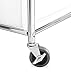 Whitmor 4 Section Rolling Laundry Sorter - 4 Removable Heavy Duty Bags - Chrome