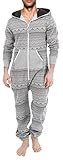 SKYLINEWEARS Men's Fashion Printed Onesie Playsuit
