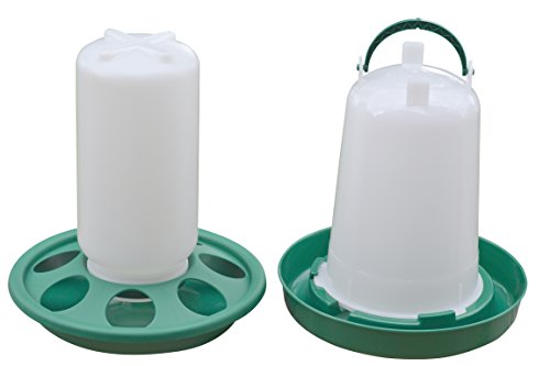 RentACoop Chick Feeder and Waterer Kit (1.5 L Waterer and 1L Feeder Kit)