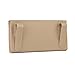 CORUX PU Leather Car Visor & Seat Back Tissue Case Holder with One Tissue Refill (Beige)