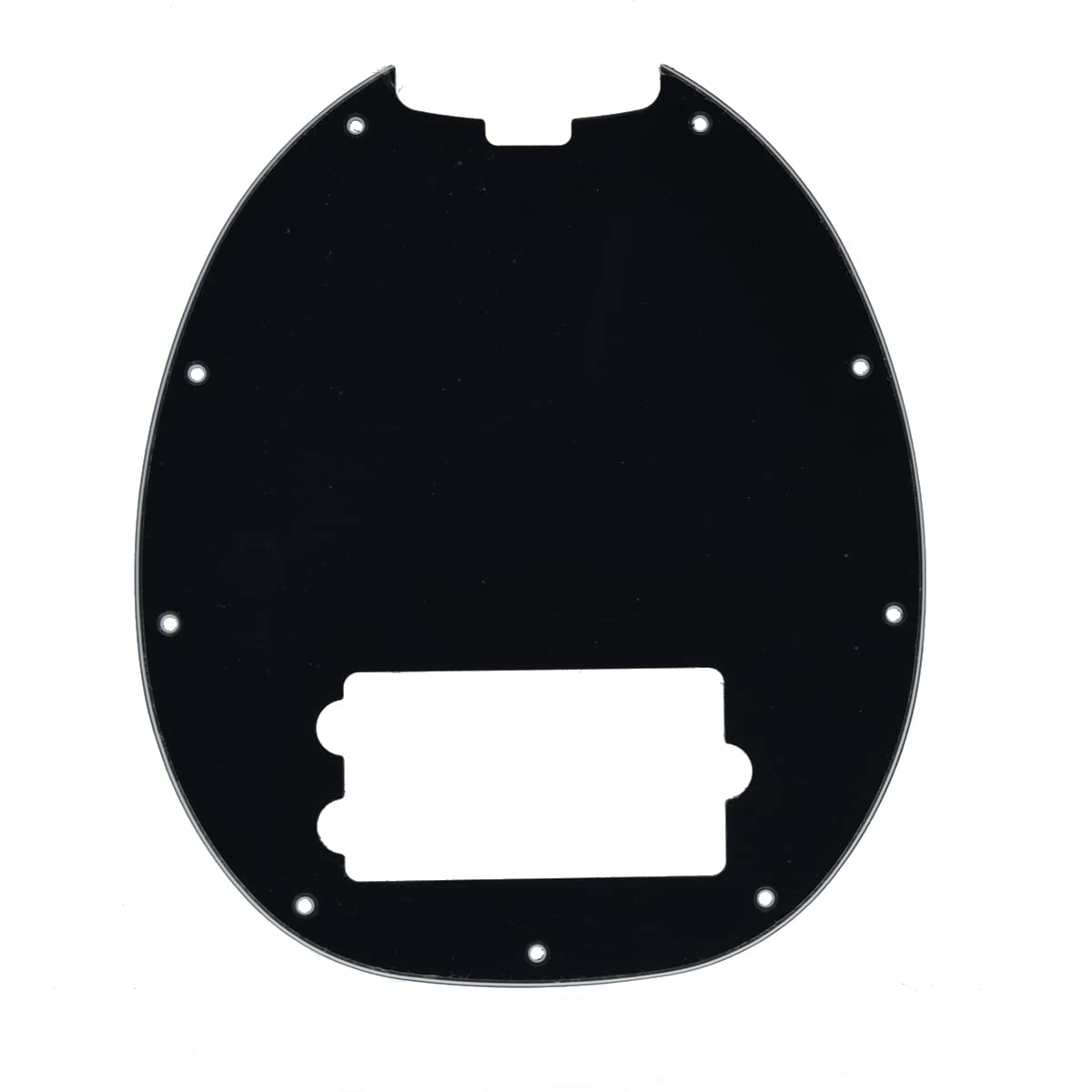 Dopro Bass Pickguard Fit for Musicman classic 4 string StingRay bass models Black 3Ply — image 1