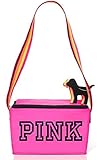 Victoria's Secret Cooler & Mini Dog Keychain set Neon Princess