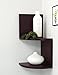 Kiera Grace Priva Corner Shelf, Set of 2, Espresso