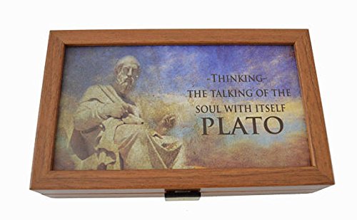 Plato Traveler Backgammon Mini Set - Handmade in Greece