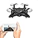 UniDargon T911W VGA Wifi Transmission Foldable RC Drone for Kids with Altitude Hold Mode,Four-Axis One Key Take Off Landing and Headless Mode Easy Fly Steady for Beginners (Black)