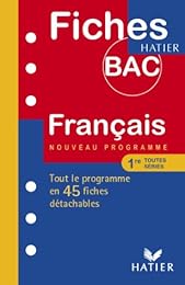 Français, classe de première, séries générales et technologiques
