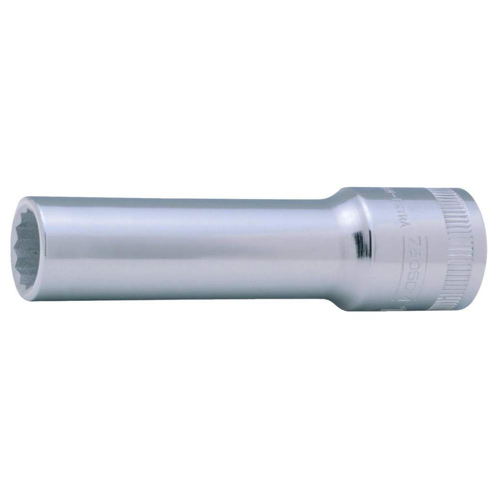 Bahco 7805DM-10 Bi-Hex Deep Length Socket, Silver, 1/2-Inch, 10 mm