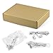Keewonda Wholesale Earphones Bulk Earbuds KWA08-G Headphones 100 Pack Ear Buds in Ear Classroom Bundle Packs Headphones Disposable Student Earbuds for Kids School Library (Grey/White)