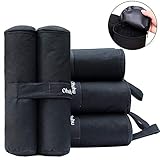 Ohuhu Canopy Weight Bags for Pop up Canopy Tent, Sand Bags for Instant Outdoor Sun Shelter Canopy Legs, 4-Pack (Bags Only, Sand Not Included)
