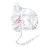ROPALIA Baby Girls Lace Bow Flower Bonnet Hats Infant Bucket Sun Hat 3-14 Months