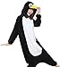 Adrinfly One-piece Pajamas Unisex Costume Adult Animal Onesie Penguin Cosplay, Small