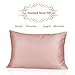 Leccod 2 Pack Silky Satin Pillowcase for Hair and Skin Cool Super Soft and Luxury Pillow Cases Covers with Envelope Closure (Coral Pink, Standard: 20x26)