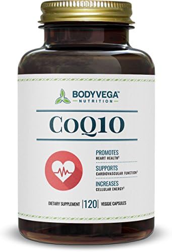CoQ10, 120 Vegetarian Capsules 100 Milligrams per Serving, by BodyVega