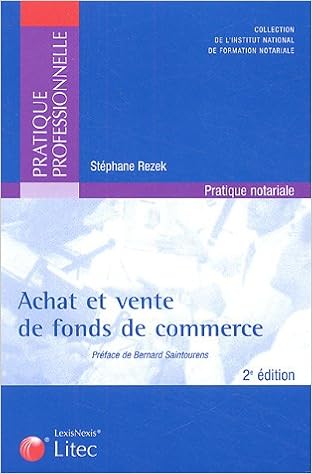 Achat Et Vente De Fonds De Commerce Formules Types - 