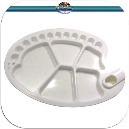 Tavolozze Per Pittura Acriliche | 2 Pezzi 15x25 Cm Ovali | Trasparenti E Riutilizzabili | Per Olio, Acquerello, Tempera - Foto 8