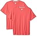 Hanes Men's 2 Pack X Temp Performance T-Shirt, Charisma Coral, X Large