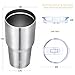 X Chef Stainless Steel Double Wall Vaccum Tumbler 30 oz with Silder on the Lid Improved Hydration