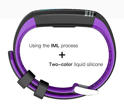 smaate Fitness Tracker as Christmas Gifts for Women, Teen Girls, Mom or Grandma, Heart Rate Monitor Watches for Mother, Color Screen, Message Read on Wrist, Pedometer, Alarm, Waterproof G26S Purple