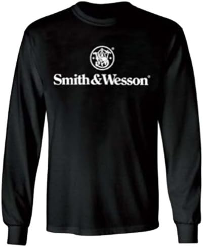 Smith &amp; Wesson Men's Logo Long Sleeve T-Shirt (Black - 2XL)
