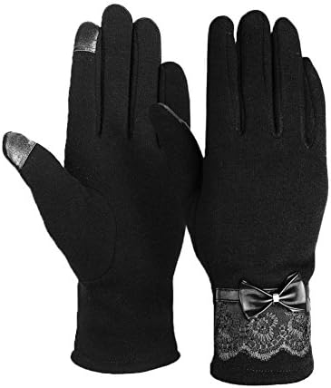 Winter Gloves Touch Screen Gloves Texting Gloves Warm Casual Mittens for Women - Kay Boya (Black 2)
