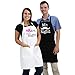 Mr. Right & Mrs. Always Right Aprons Wedding Engagement Gift for Couples by Plum Hill