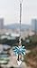 Anna Crystalworld Rainbow Guardian Angel Crystal Suncatcher for Home/Car Decoration & Porch Decor & Hangings Crystal Glass Ornament (Sea Blue)